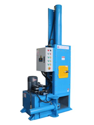 vertical hydraulic baler